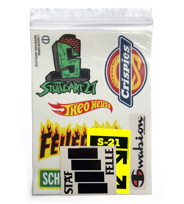 Stickerset - Stuttgart Bootleg Serie 1