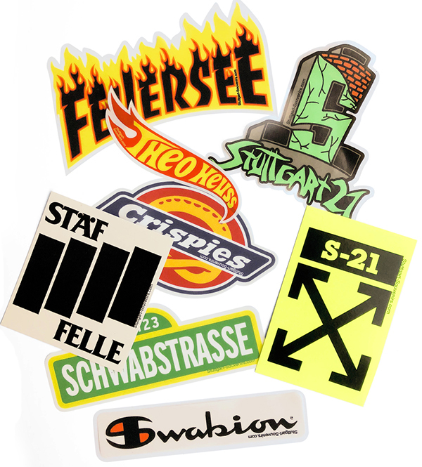 Stickerset - Stuttgart Bootleg Serie 1
